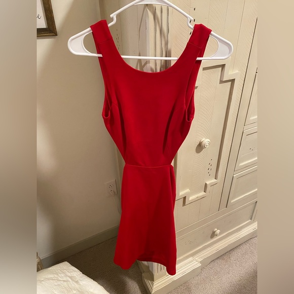 Lulu’s Red Cocktail Dress - Picture 3 of 3
